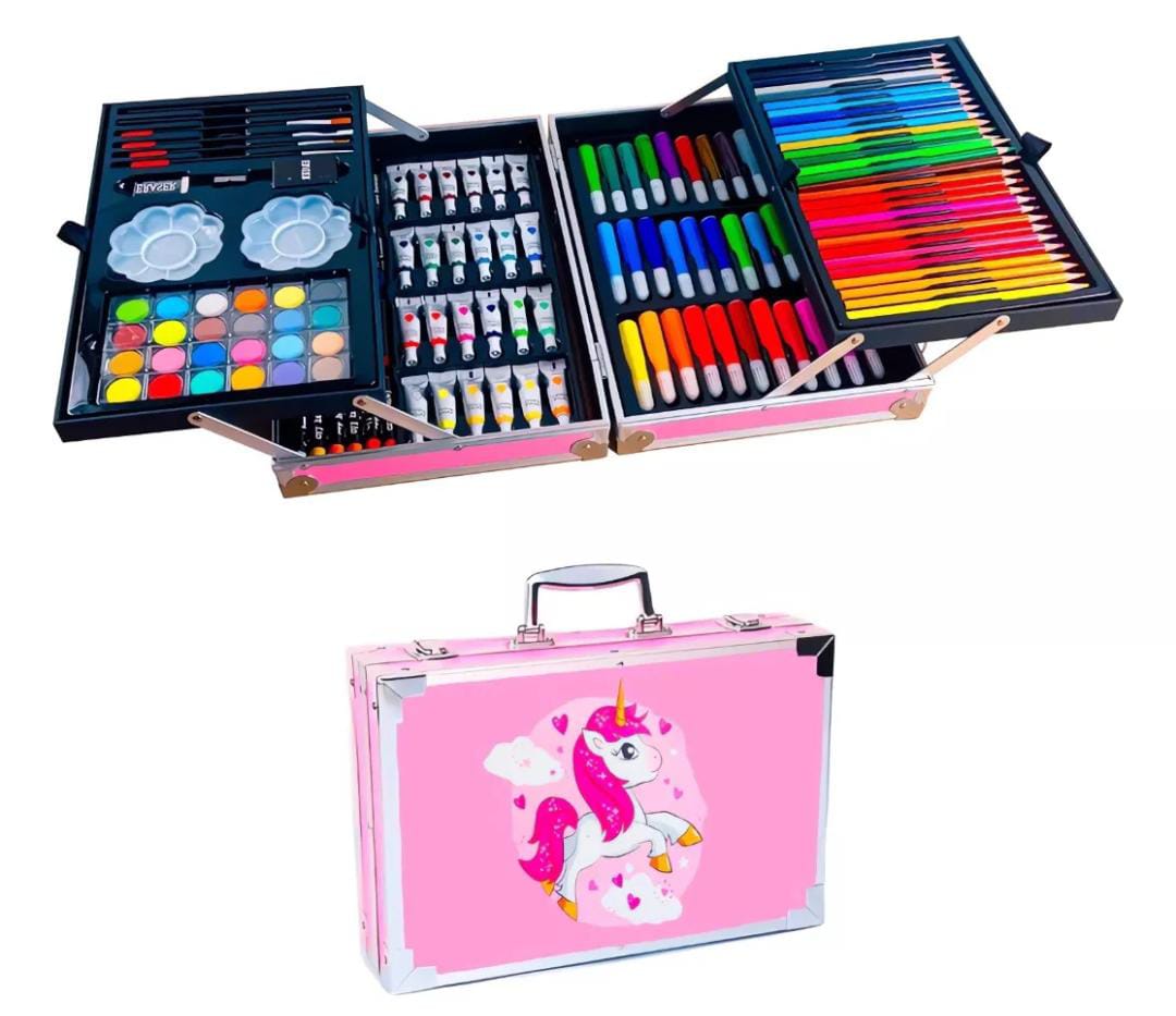 Set Kit Creativo Arte Dibujo Maleta