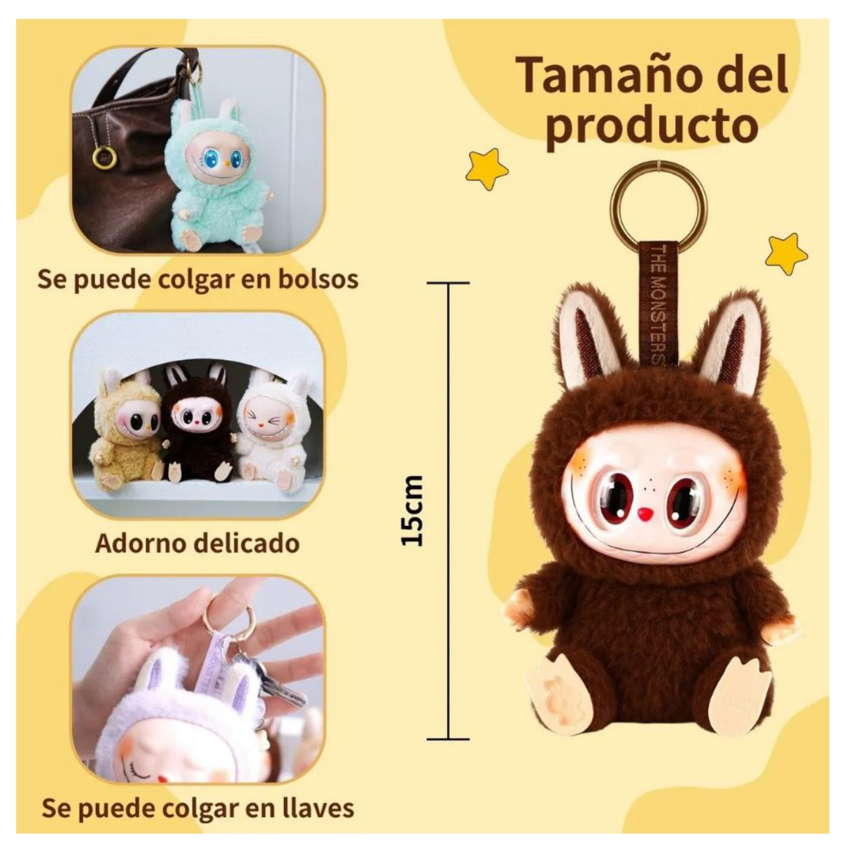 Labubu Monsters Sorpresa Muñeco Llavero