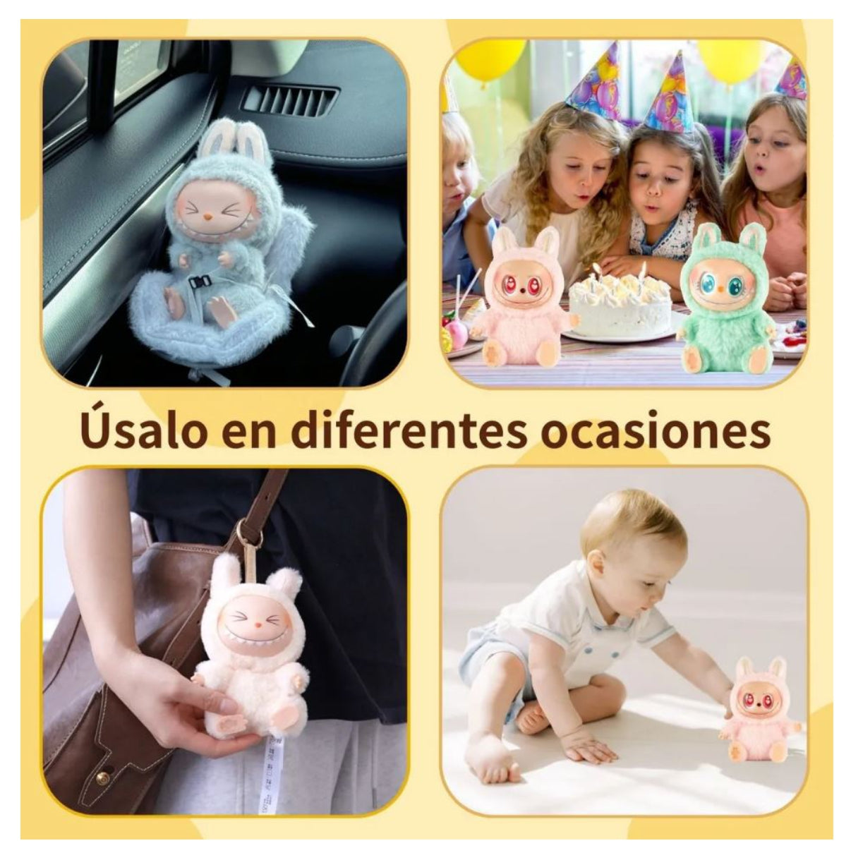 Labubu Monsters Sorpresa Muñeco Llavero