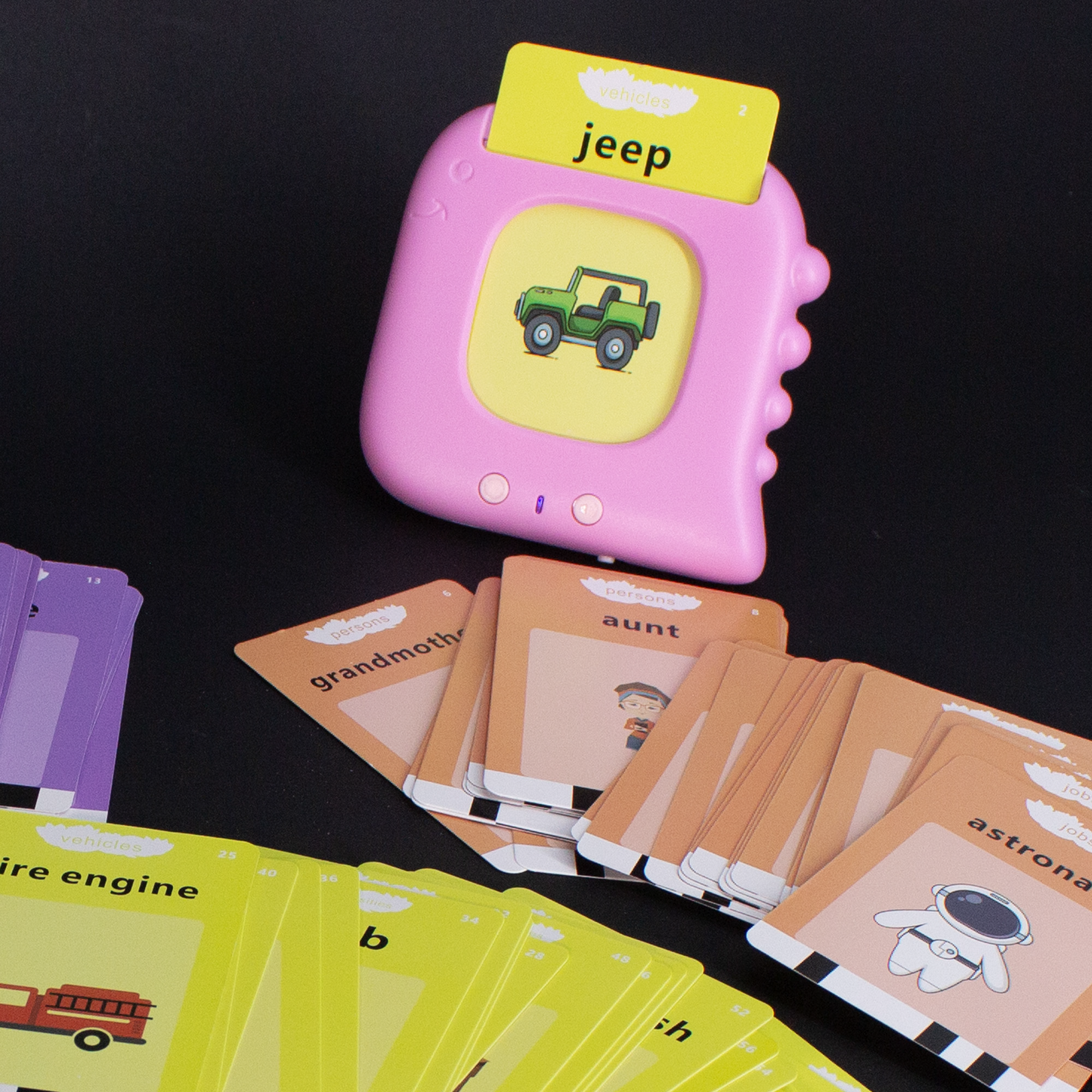 LECTOR DE TARJETAS OTRO IDIOMA NIÑOS