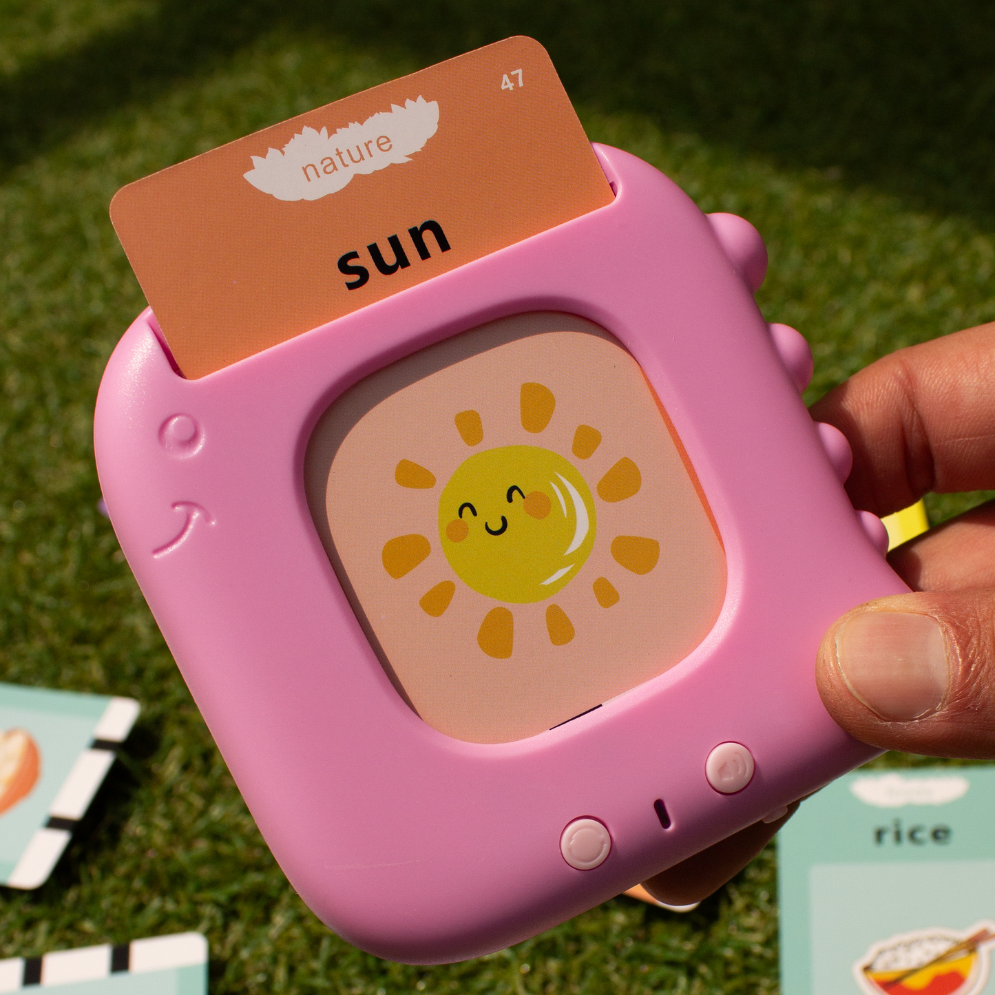 LECTOR DE TARJETAS OTRO IDIOMA NIÑOS