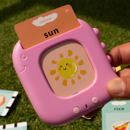 LECTOR DE TARJETAS OTRO IDIOMA NIÑOS